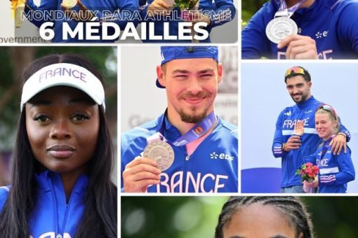 Six médailles pour la France aux championnats du monde