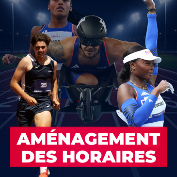 CHAMPIONNAT DE FRANCE ÉLITE HANDISPORT : LES HORAIRES SONT MODIFIÉS